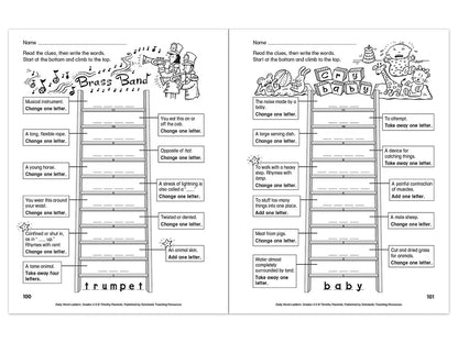 Daily Word Ladders Workbook - Gr. 2-3 - US 6463