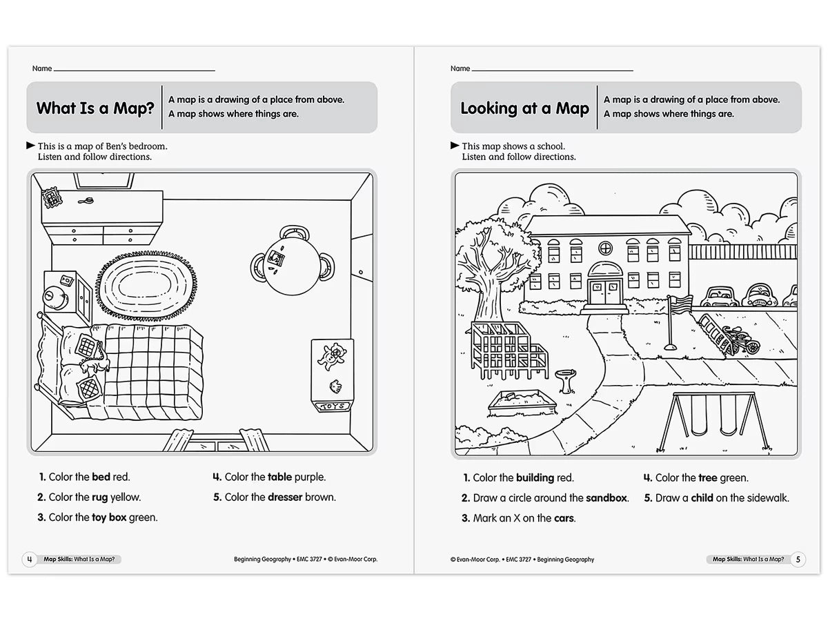 Beginning Geography Workbook - US 8516