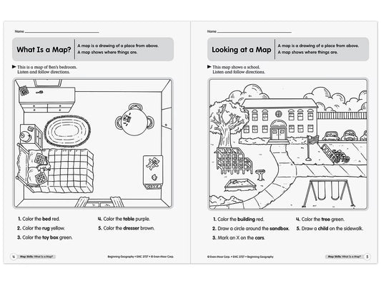 Beginning Geography Workbook - US 8516