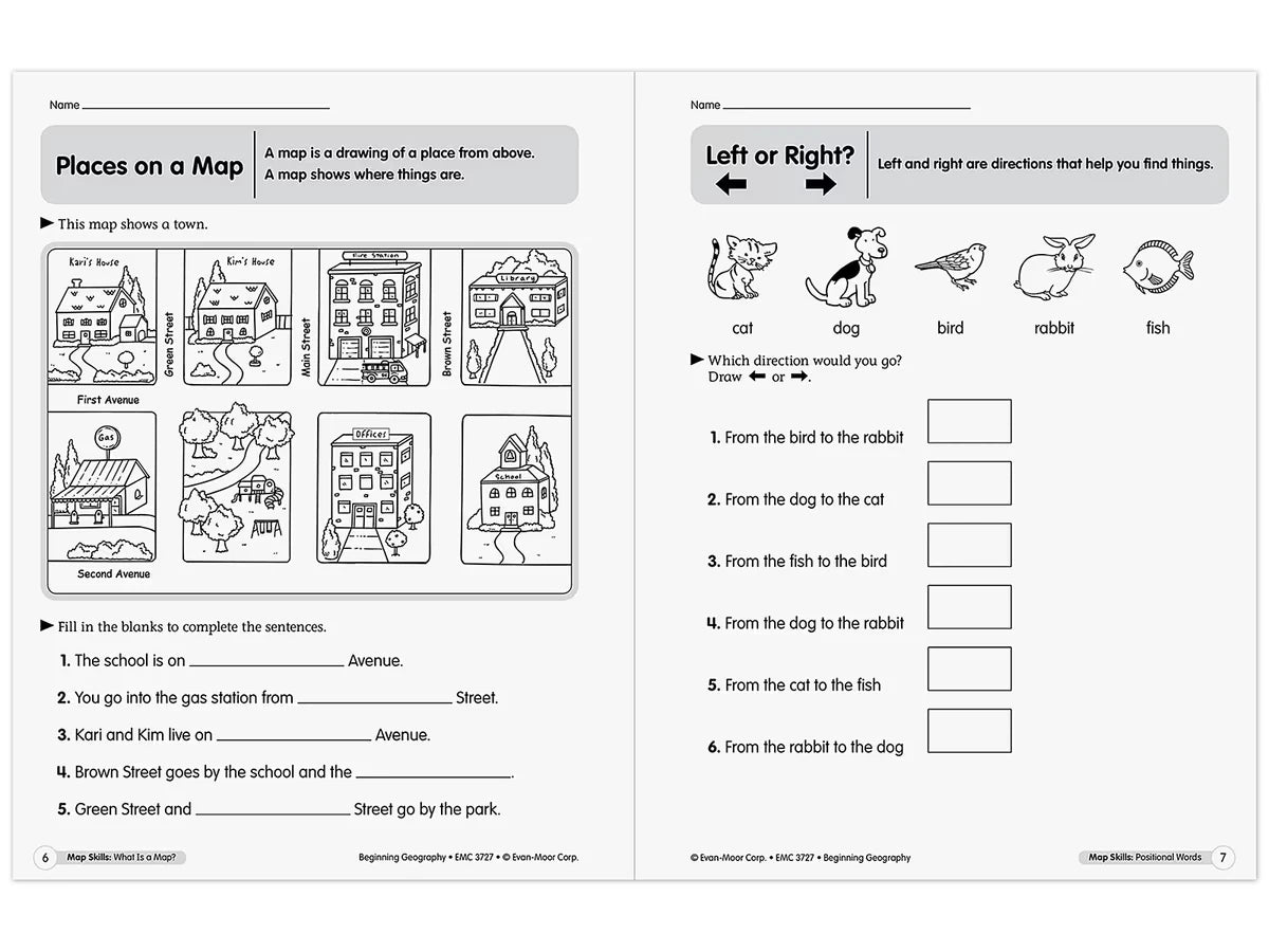 Beginning Geography Workbook - US 8516