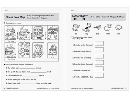 Beginning Geography Workbook - US 8516