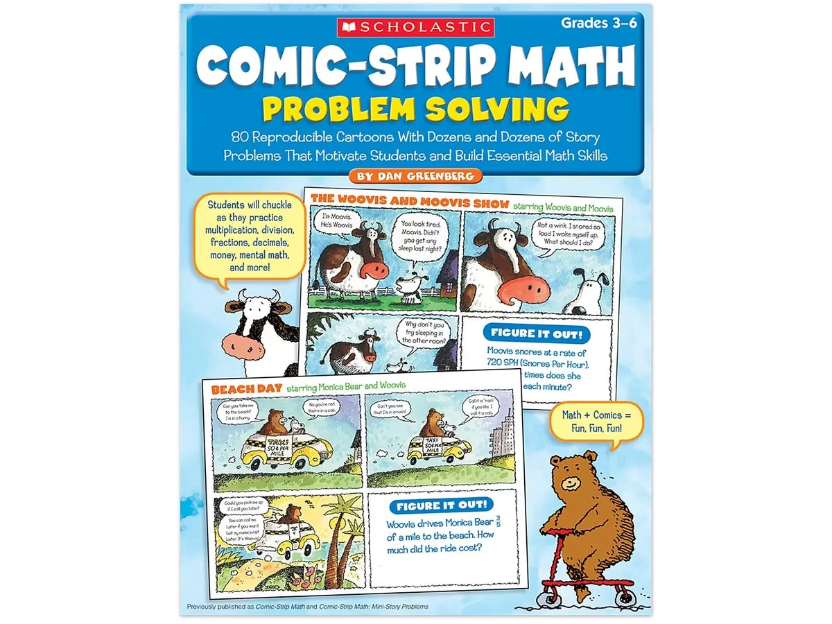 Comic-Strip Math Workbook - US 1124