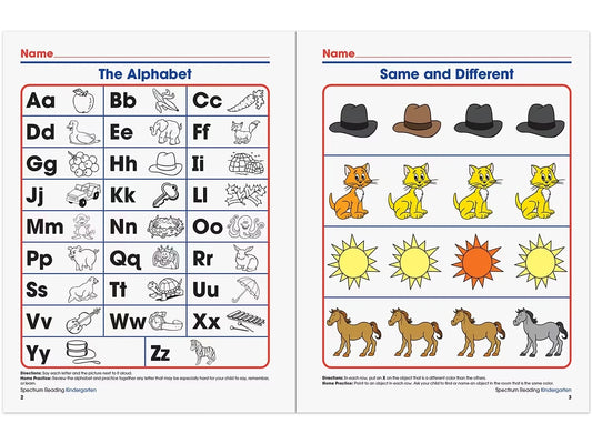 Spectrum® Reading Workbook - Kindergarten - US 1749