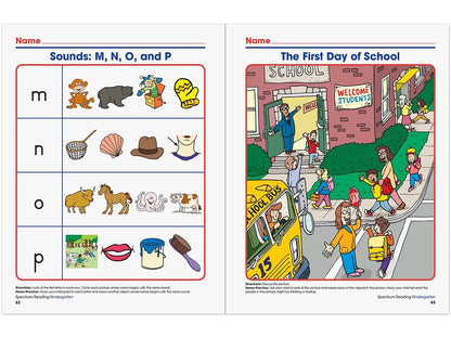 Spectrum® Reading Workbook - Kindergarten - US 1749