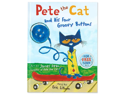 Pete the Cat® and His Four Groovy Buttons Hardcover Book - US 5831
