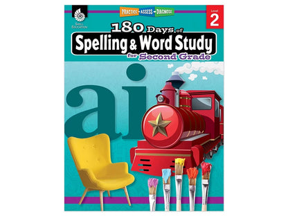 180 Days of Spelling Workbook - Gr. 2 - US 8164