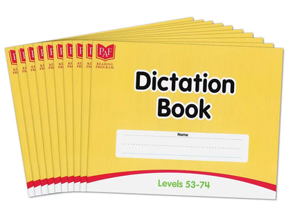 Levels 53-74 Dictation Books – Set of 10 - US 3552