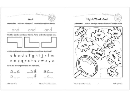 Sight-Words Workbook - US 2702