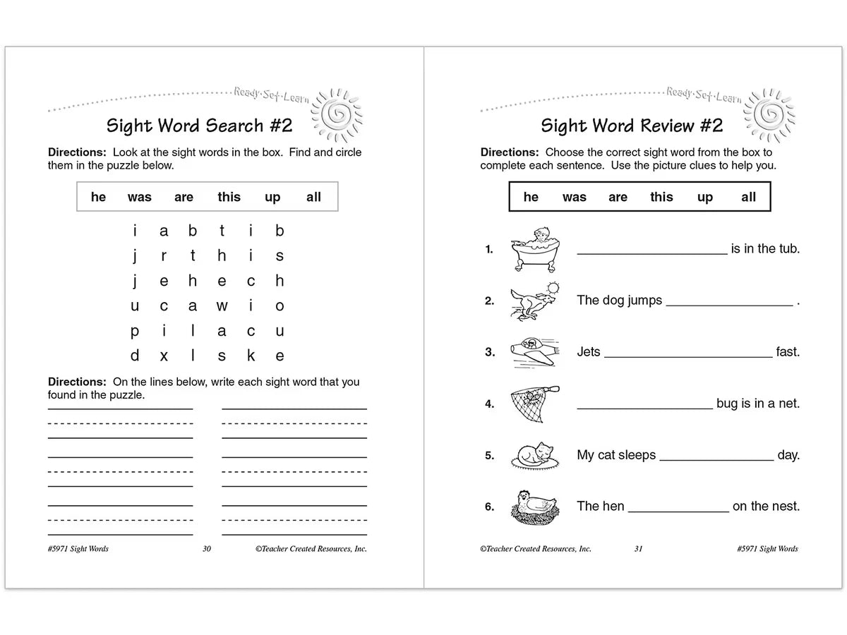 Sight-Words Workbook - US 2702
