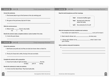 Daily Language Review Workbook - Gr. 3 - US 4003