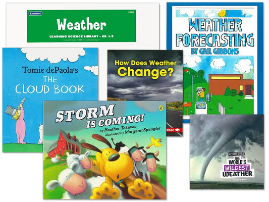 Weather Book Library - Gr. 1-3 - US 6283