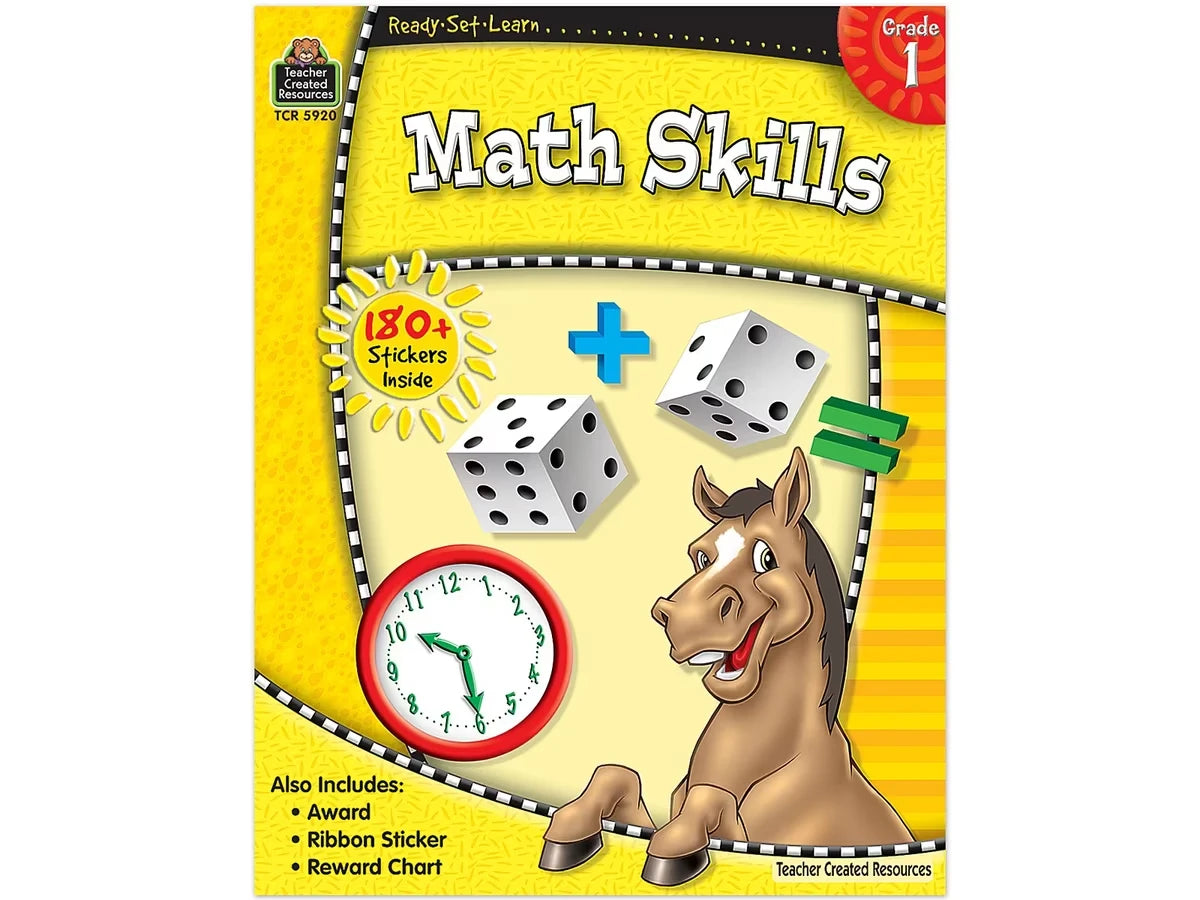 Math Skills Workbook - Gr. 1 - US 5445