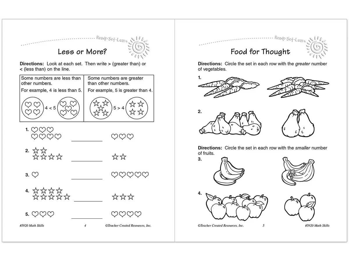 Math Skills Workbook - Gr. 1 - US 5445