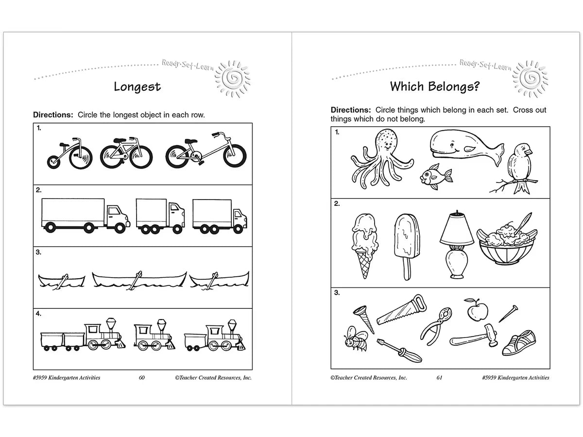 Kindergarten Workbook - US 2756