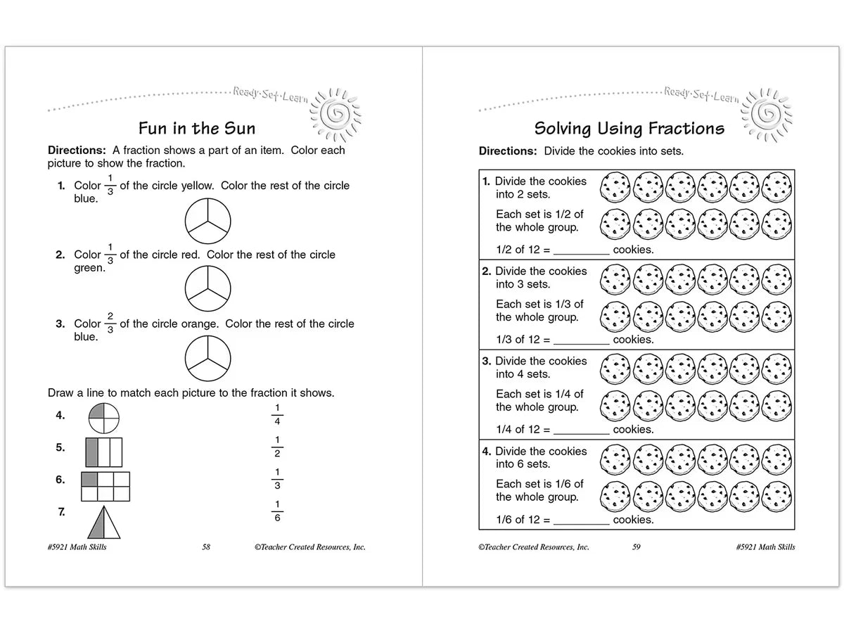 Math Skills Workbook - Gr. 2 - US 4544
