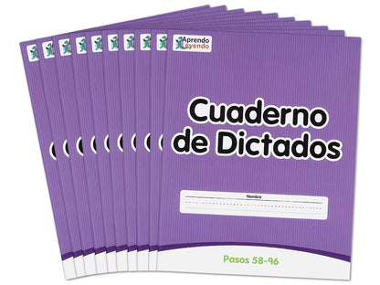 Levels 58-96 Spanish Dictation Books – Set of 10 - US 1848
