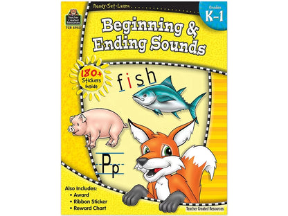 Beginning & Ending Sounds Workbook - US 3643