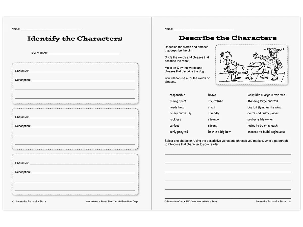 How to Write a Story Workbook - Gr. 4-6 - US 9402
