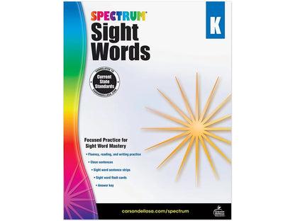 Spectrum® Sight-Words Workbook - Kindergarten - US 2385