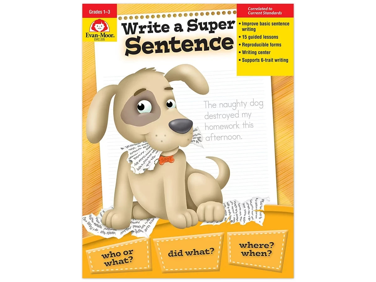 Write a Super Sentence Workbook - US 5171