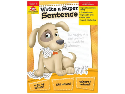 Write a Super Sentence Workbook - US 5171