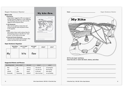Write a Super Sentence Workbook - US 5171