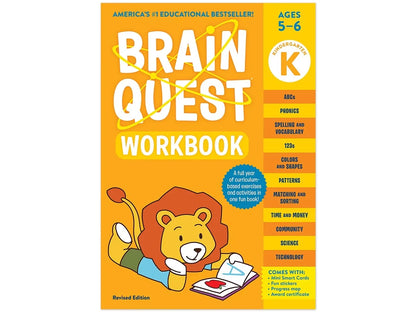 Brain Quest Workbook - Kindergarten - US 8344