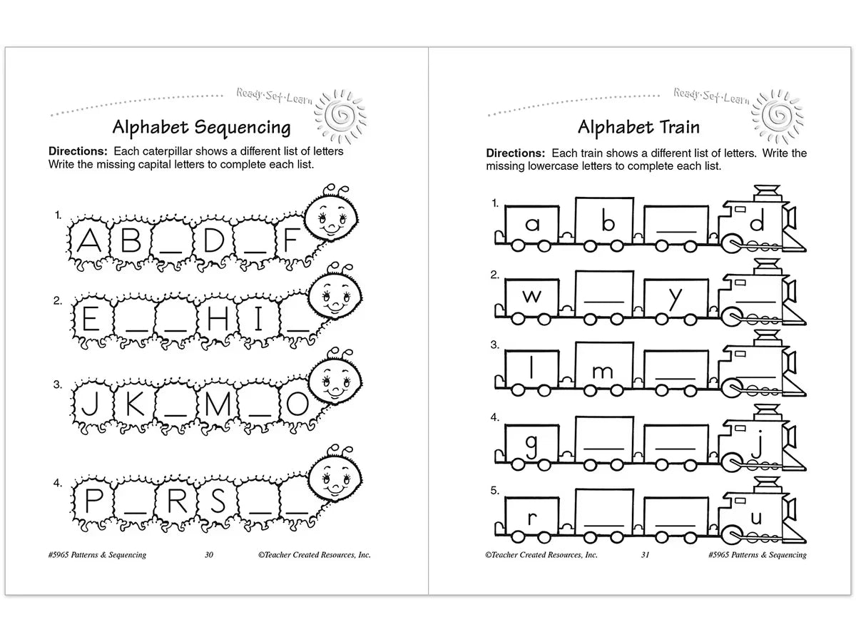 Patterns & Sequencing Workbook - US 5718