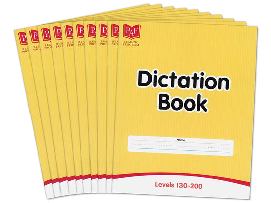 Levels 130-200 Dictation Books – Set of 10 - US 4821