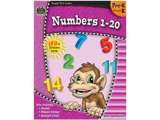 Numbers 1-20 Workbook - US 7228