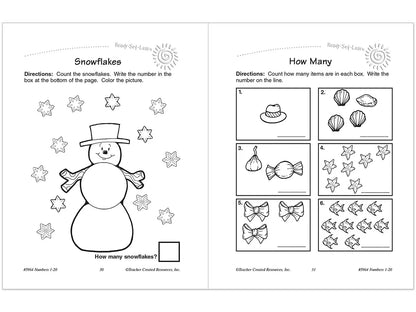 Numbers 1-20 Workbook - US 7228