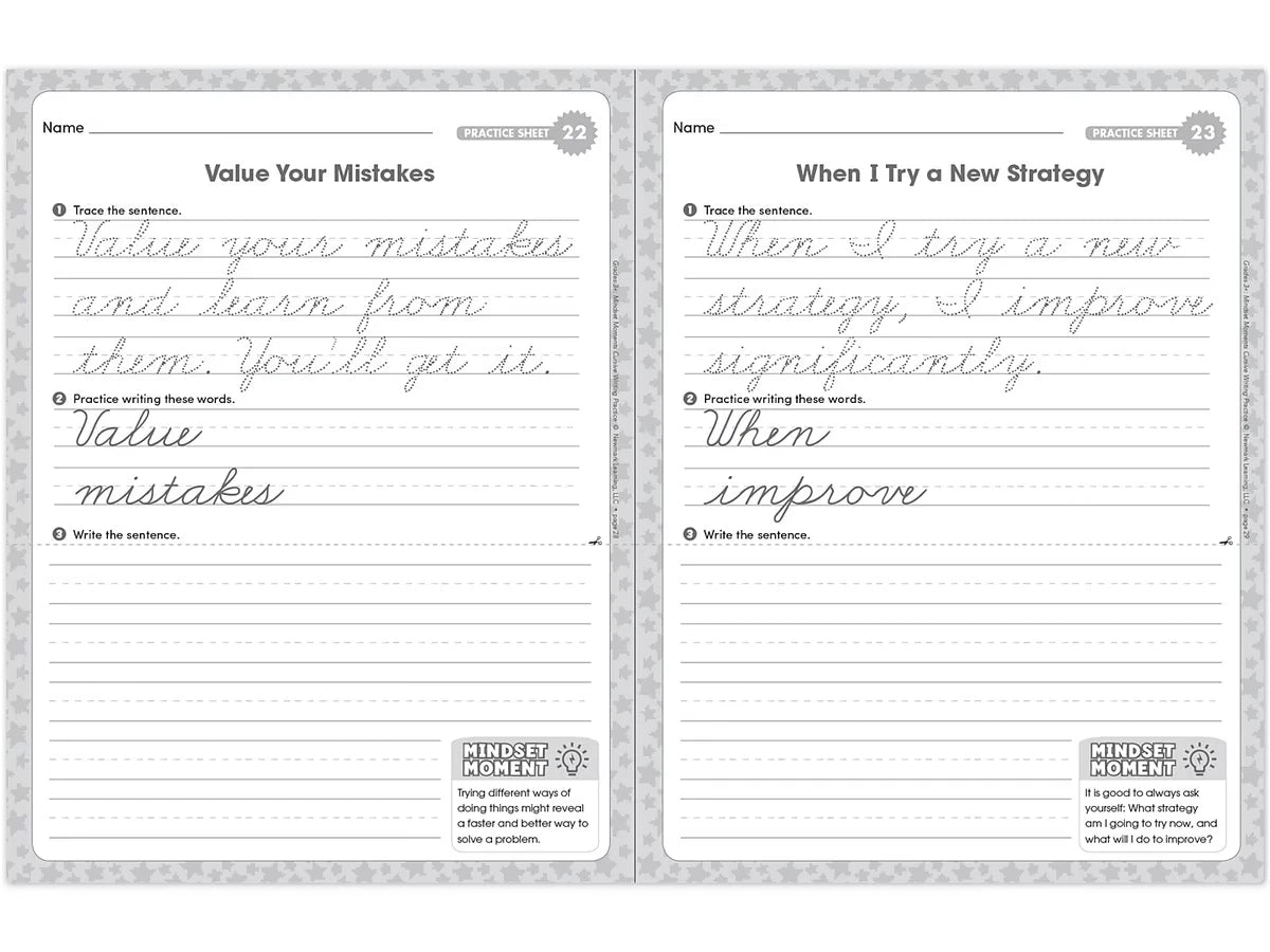 Cursive Writing Practice Workbook - Gr. 3 - US 5032