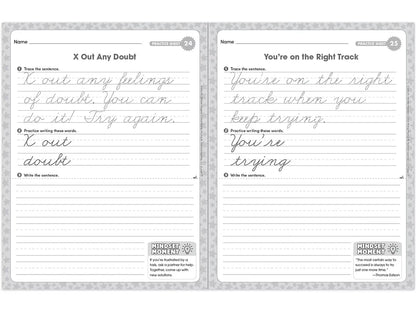 Cursive Writing Practice Workbook - Gr. 3 - US 5032