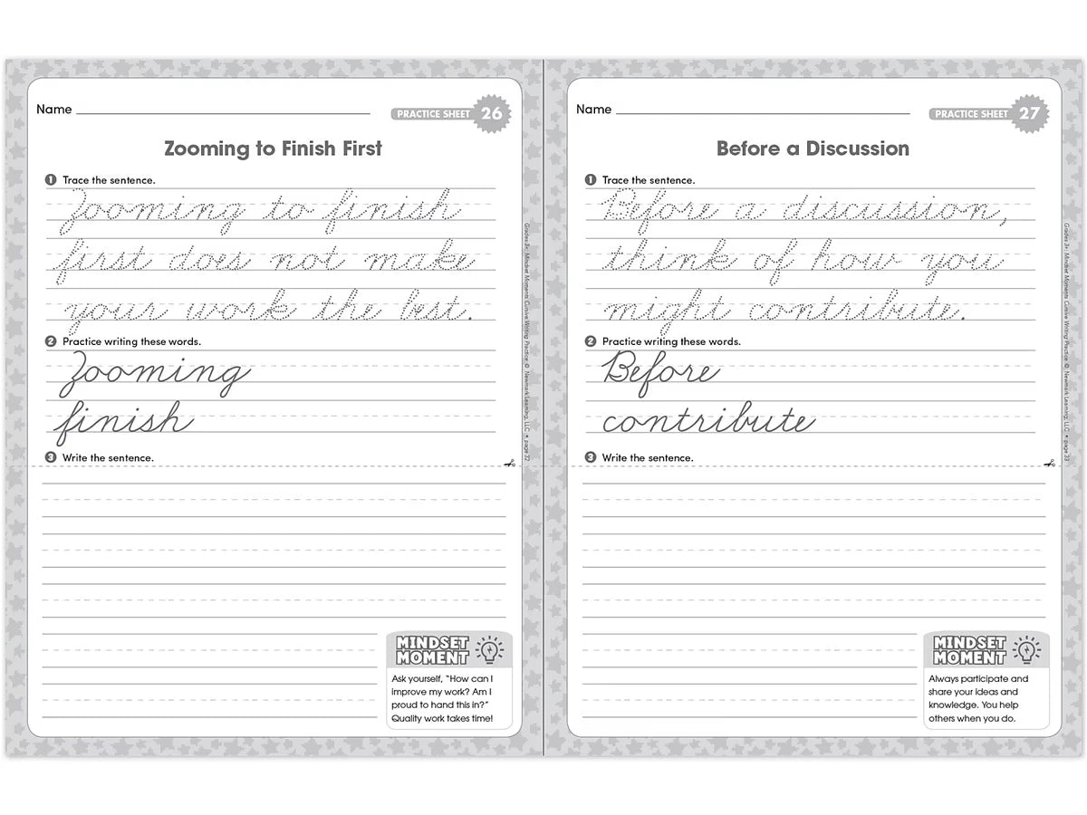 Cursive Writing Practice Workbook - Gr. 3 - US 5032