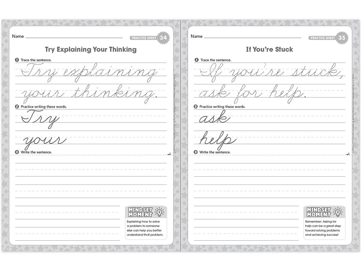 Cursive Writing Practice Workbook - Gr. 2-3 - US 9669