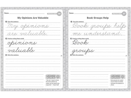 Cursive Writing Practice Workbook - Gr. 2-3 - US 9669