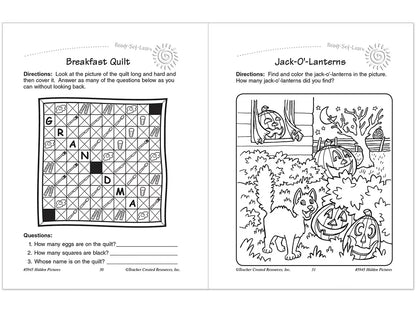 Hidden Pictures Workbook - Gr. 1-2 - US 8489
