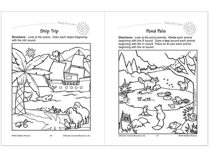 Hidden Pictures Workbook - Gr. 1-2 - US 8489