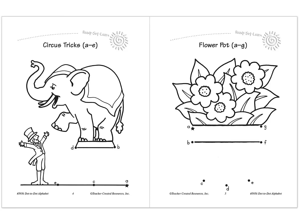 Dot-To-Dot Alphabet Workbook - US 8326