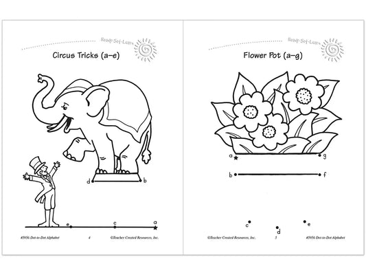 Dot-To-Dot Alphabet Workbook - US 8326