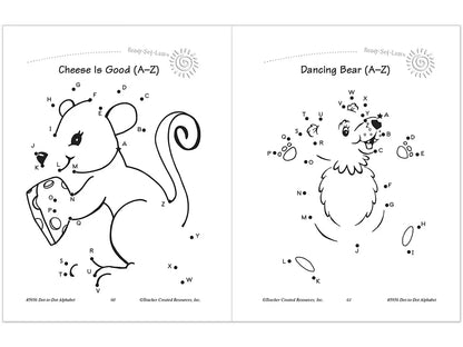Dot-To-Dot Alphabet Workbook - US 8326