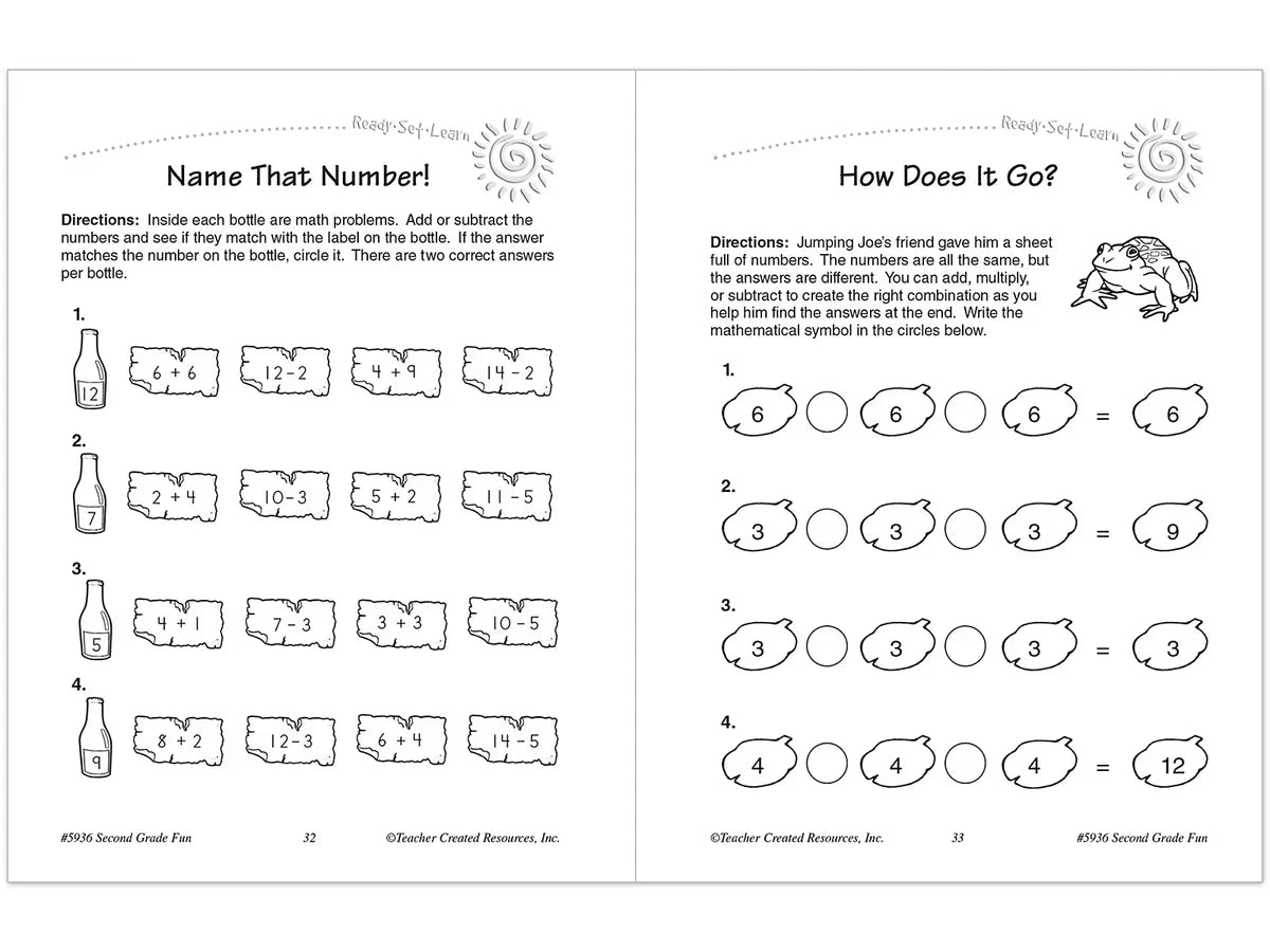 Second-Grade Fun Workbook - US 7747