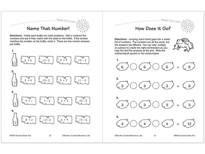 Second-Grade Fun Workbook - US 7747