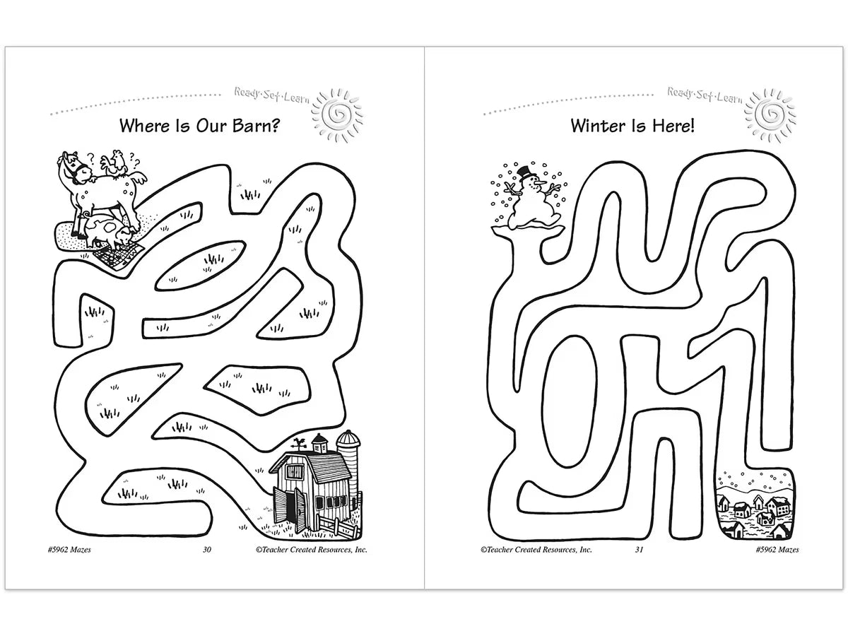Mazes Workbook - Kindergarten - US 2318