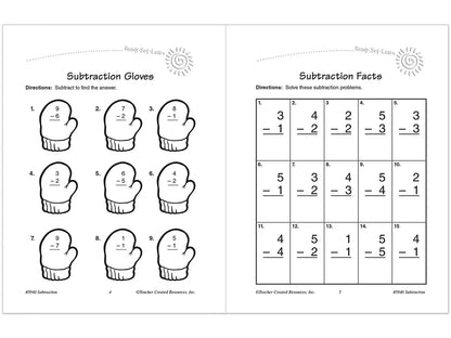 Subtraction Workbook - US 8707