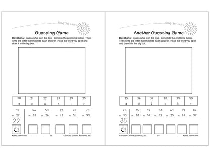 Subtraction Workbook - US 8707