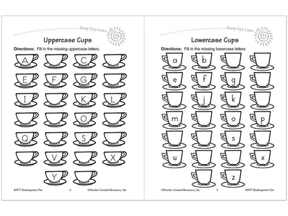 Kindergarten Fun Workbook - US 8427