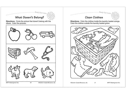 Kindergarten Fun Workbook - US 8427