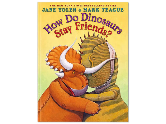 How Do Dinosaurs Stay Friends? Hardcover Book - US 3695