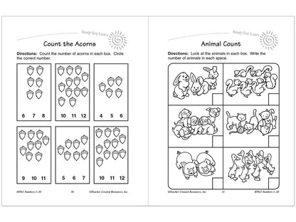 Numbers 1-30 Workbook - US 2097
